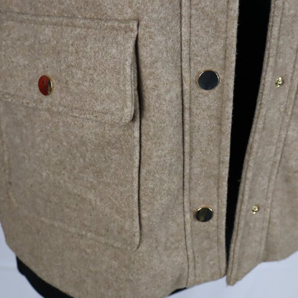 Zara Cropped Trench Coat Size Medium - Picture 5 of 6
